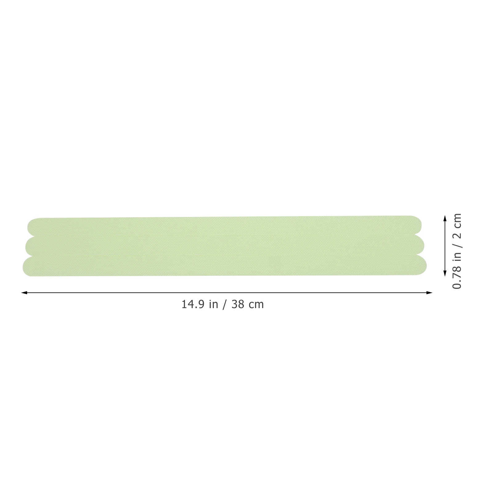 

24 Pcs Anti Slip Strips for Stairs Bathroom Steps Green Reflective Sticker Non Slipping Tape PEVA Material Easy to Install