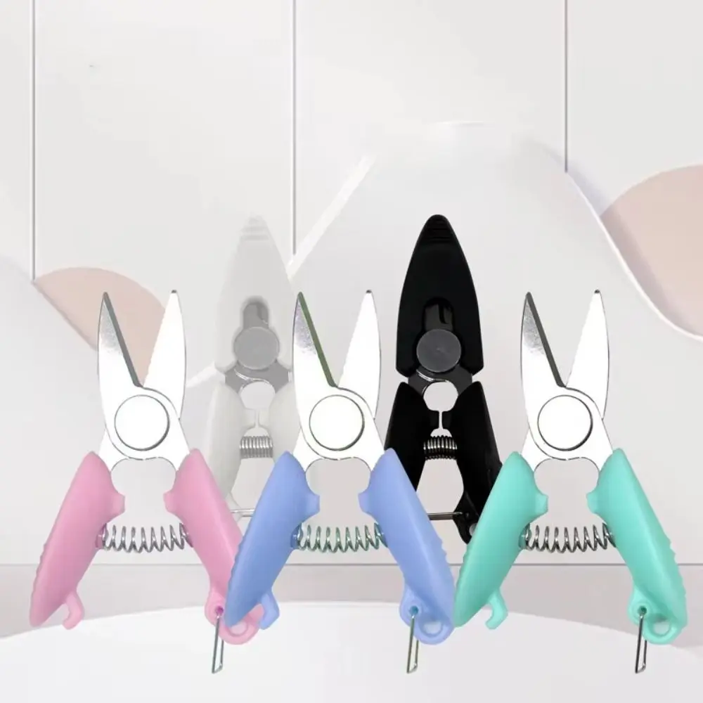Plastic Mini Pocket Scissors Cartoon Craft Needlework Sewing Scissors Embroidery Thread Paper Cutting Tool Tailor's Scissors