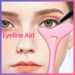 Silicone Winged Tip Eyeliner Aid Eyebrow Pencil Reusable Eye Liner Shadow Guide Template Multifunctional Lazy Quick Makeup Tool