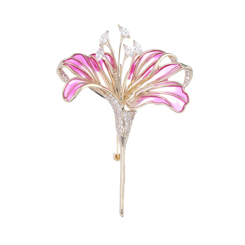 Elegant and refined, high-end floral coat, outerwear, and women's corsage accessories