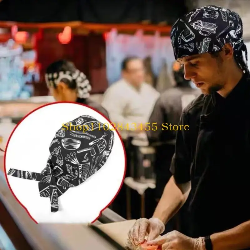 49MC Professional Chefs Hat Adjustable Men Women Kitchen Hat Comfortable Hat for Catering and Cooking Classes