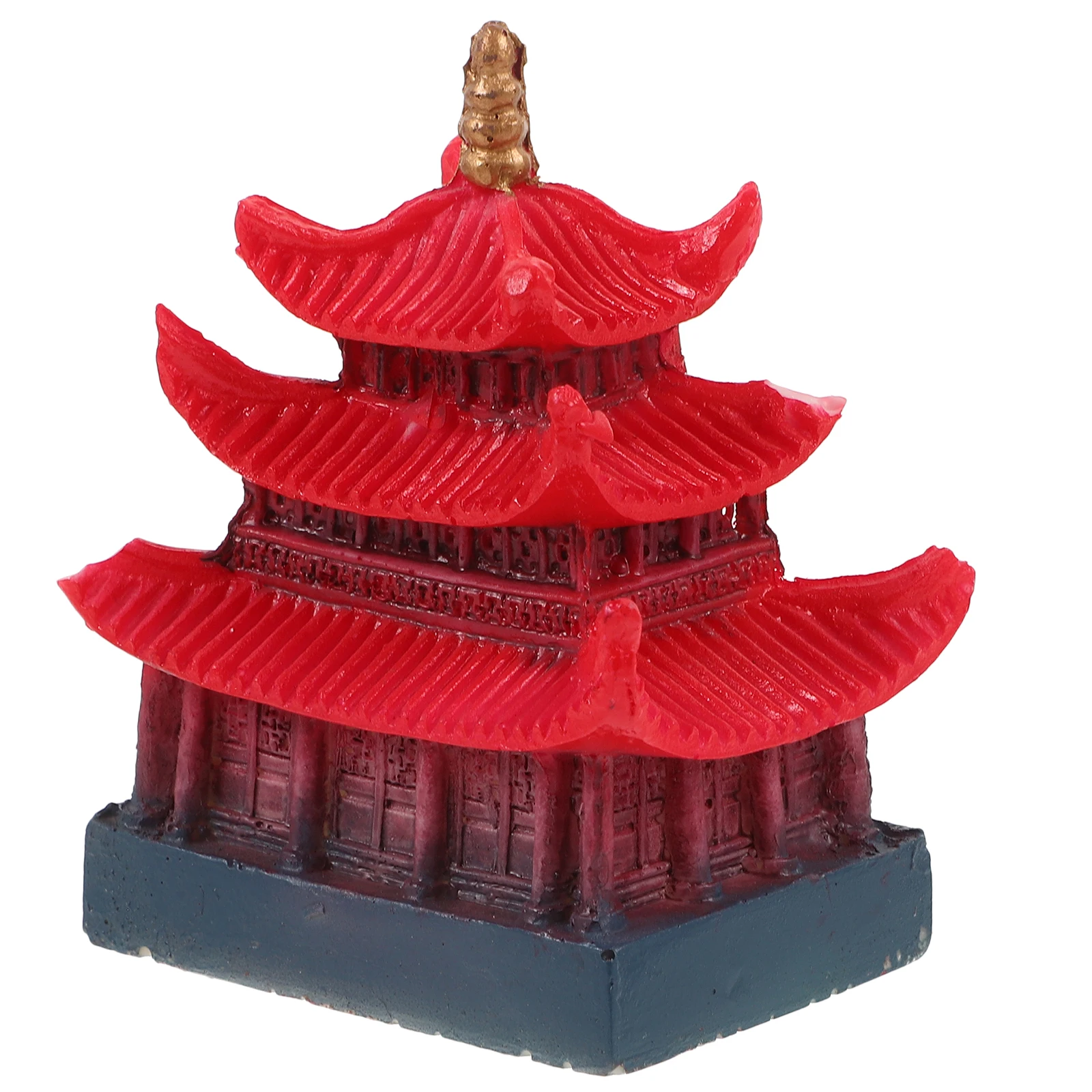 

Mini Pavilion Statue Chinese Style Building For Bonsai Aquarium Micro Landscape Garden Decor Home Desktop Ornament Landscaping