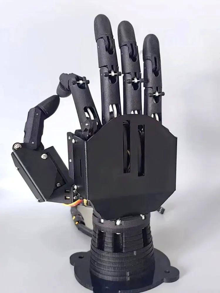 6 Dof Robotic Hand Big Bionic Palm 5 Fingers Left/Right Hand For Arduino For Raspberry Pi Robot Programmable Scientific Project