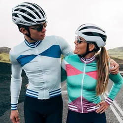 Cafe Du Cycliste Spring/Autumn Cycling Thin Jacket Breathable Fabric Pro Team Mens Road Bike Wear Full-length Zip Bike Clothing