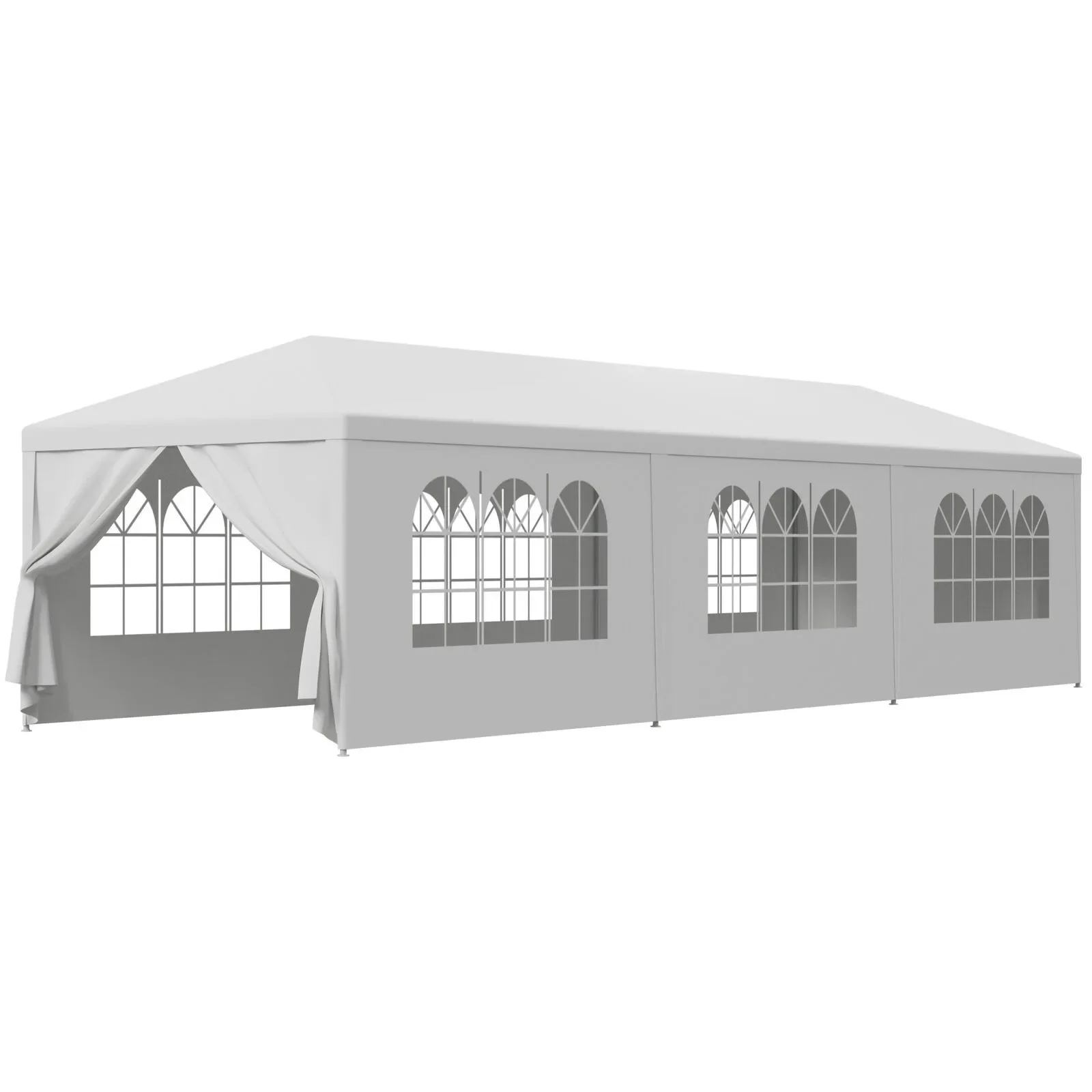 10x30' Outdoor Gazebo Party Tent w/8 Removable Walls Wedding Canopy Cater Events United States