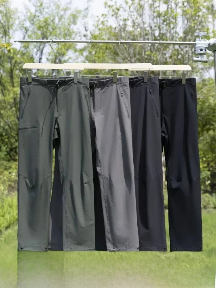 

Мужские спортивные брюки софтшелл для активного отдыха, быстросохнущие, с 3D-кроем, прямые, молодежные, износостойкие, весна-лето