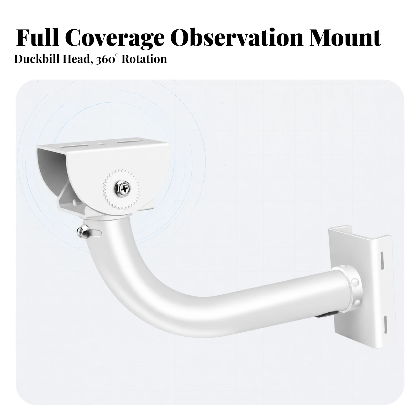 Surveillance Camera Mounting Bracket indoor/outdoor Security Camera Mount with Cable Routing Hardware Weatherproof Universal