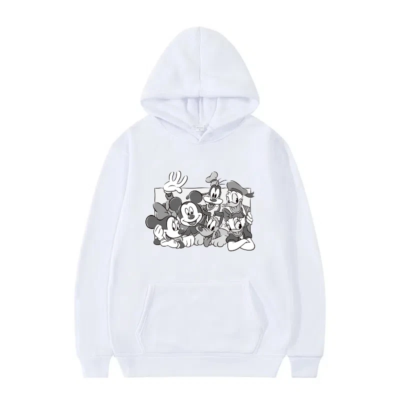 2025-26 ديزني ميكي ماوس 100% القطن المطبوع زوجين عطلة حفلة عيد ميلاد فستان عادية السفر متعة تنفس الترفيه #2