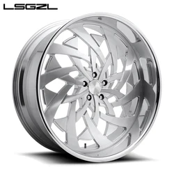 LSGZL OEM wheel 18 19 20 21 22 24 26 Inch wheel 5x120 Rims 5X114.3 5X130 deep concave wheels