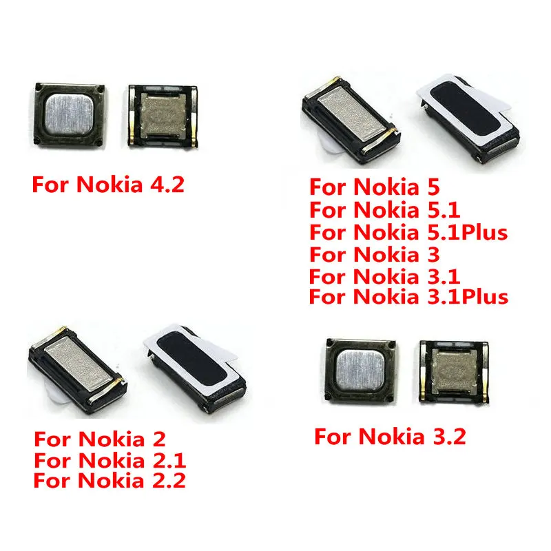 New Built-in Earphone Earpiece Top Ear Speaker For Nokia 5 3 2 5.1 3.1 Plus 2.2 3.2 4.2