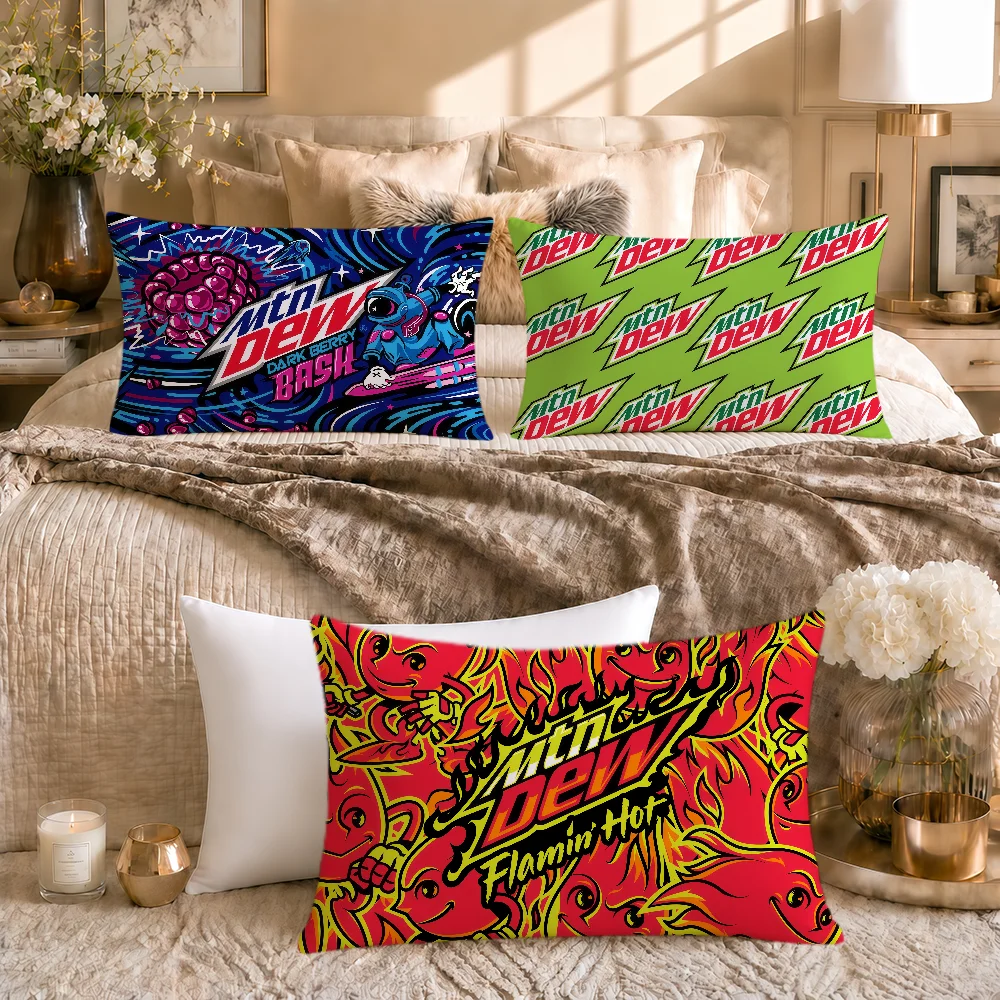 Cool Logo Art M-mtn M-Mountain D-DewS Soft Rectangle Pillowcover Home Sofa Living Room Decor Dorm Bedside Hogar Pillowcase Gift