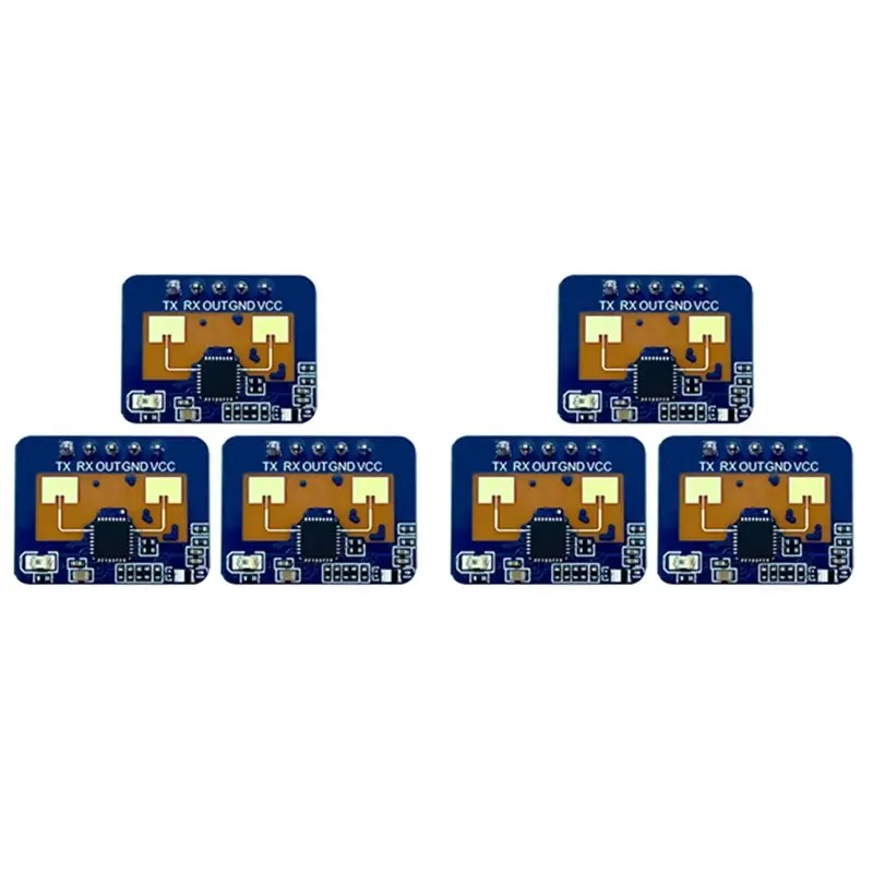A96T 6Pcs 24G Mmwave HLK-LD2410C Human Presence Radar Sensor Motion Detection Module