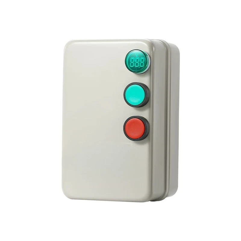 JD-8 Magnetic Starter with AC Contactor, Current Adjustment, Indicator Light, Overload & Phase Loss Protection, 380V
