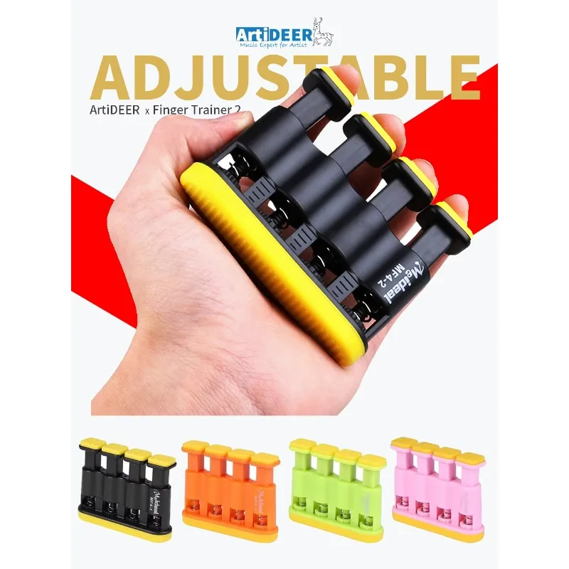 Portable Guitar Finger Trainer Practice Piano Strengthener Exerciser Coach Machine Pocket Chord Training Climbing Descent Device
