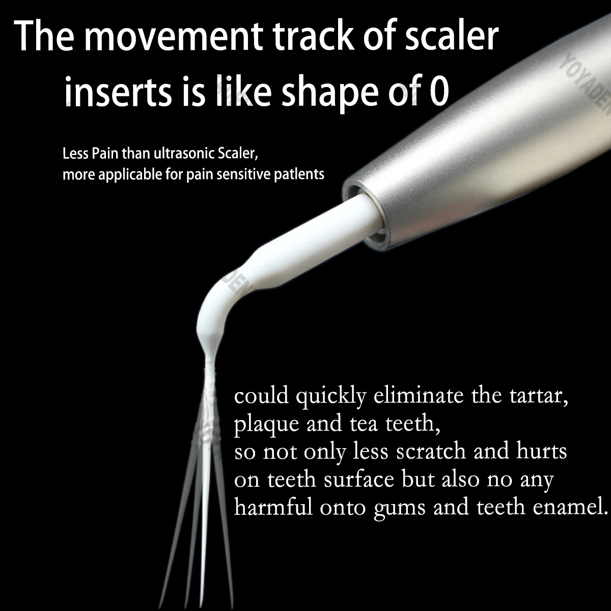 Dental Ultrasonic Air Scaler Handpiece 2/4Holes Activation Irrigation Root Canal Irrigator For Removal calculus Dentistry Tool