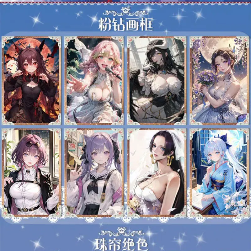 Wholesale 2024 Lastest A6 Size Rose Reflection Collection Card Board Waifu Yae Miko Booster Box TCG Doujin Toys And Hobby Gift