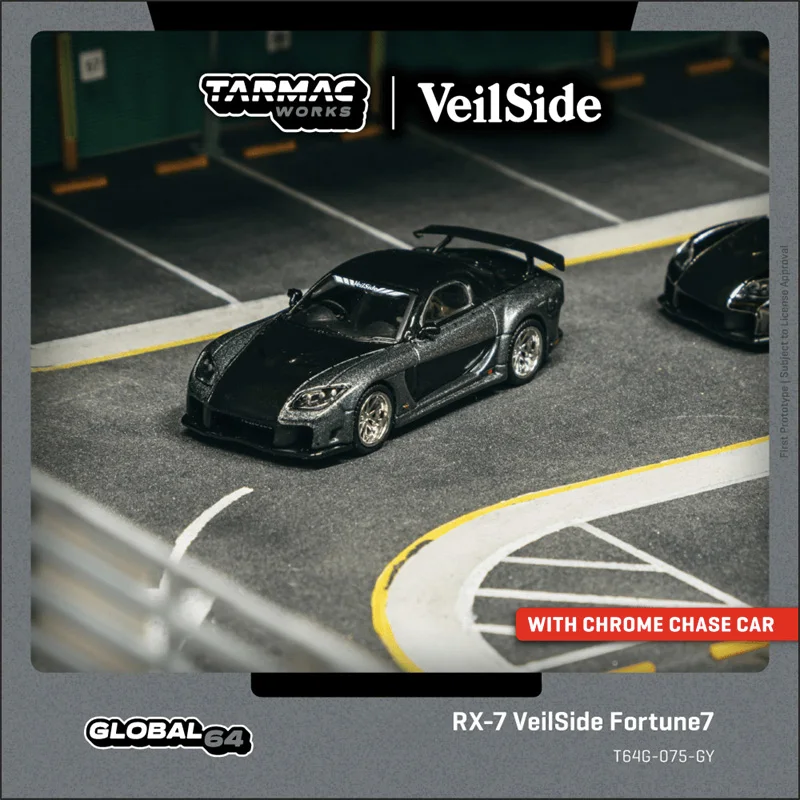 Collection link Tarmac Works 1:64 RX-7/Integra TYPE R/SL 500/S-Cargo/VERTEX Alloy Vehicle Collectible Car Model
