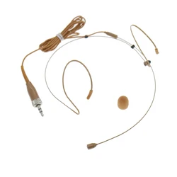 SL2 Brown Double Ear Hook Headset Microphone For Sennheiser Wireless MIC System Replacement Original