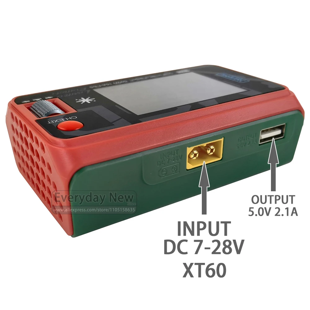 ToolkitRC Xmas M 6 D充電器クリスマス赤色インテリジェントDC 500 W 15 A 1-6 S IPSおもちゃ模型車リチウム電池ドローン航空機FPV充電設備LiPo LiHvプレゼント1 S 2 S 3 S 4 S 5 S 6 S XT 60インタフェース