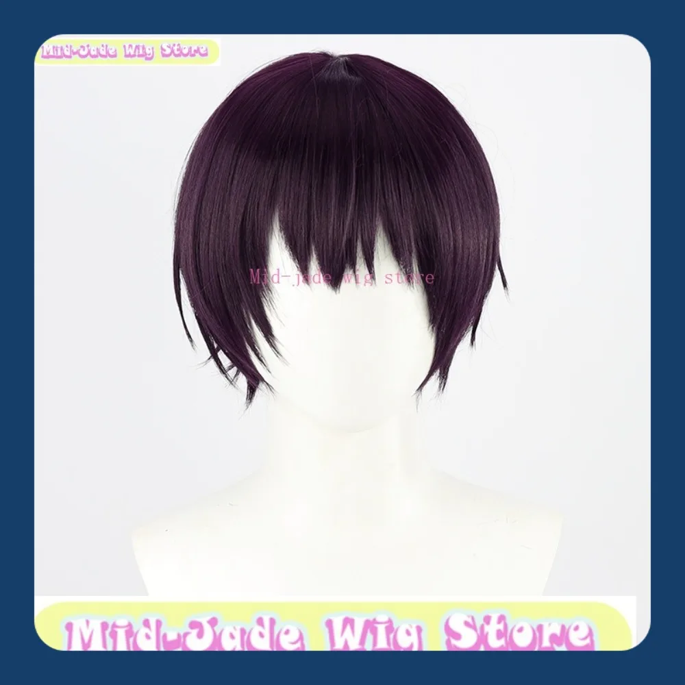 منتصف اليشم متجر شعر مستعار Shikimori ليس مجرد لطيف Izumi شعر مستعار تأثيري أنيمي لعبة تأثيري الأرجواني العميق شعر مستعار رجل اليومي #5