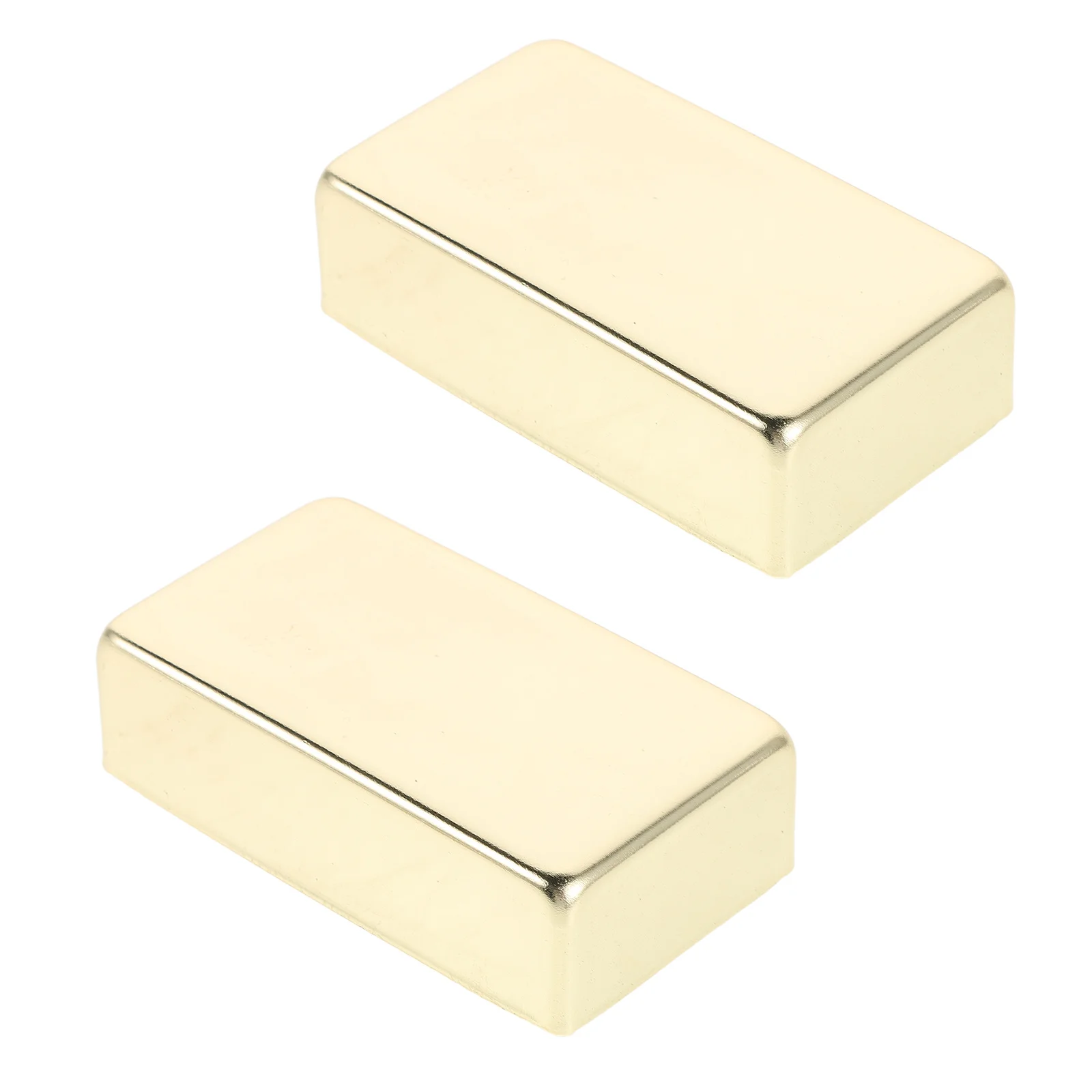 

2Pcs Bass Guitar Pickup Covers Metal Shield Frame for Humbucker Mounting Protection Improved Tone and Clarity