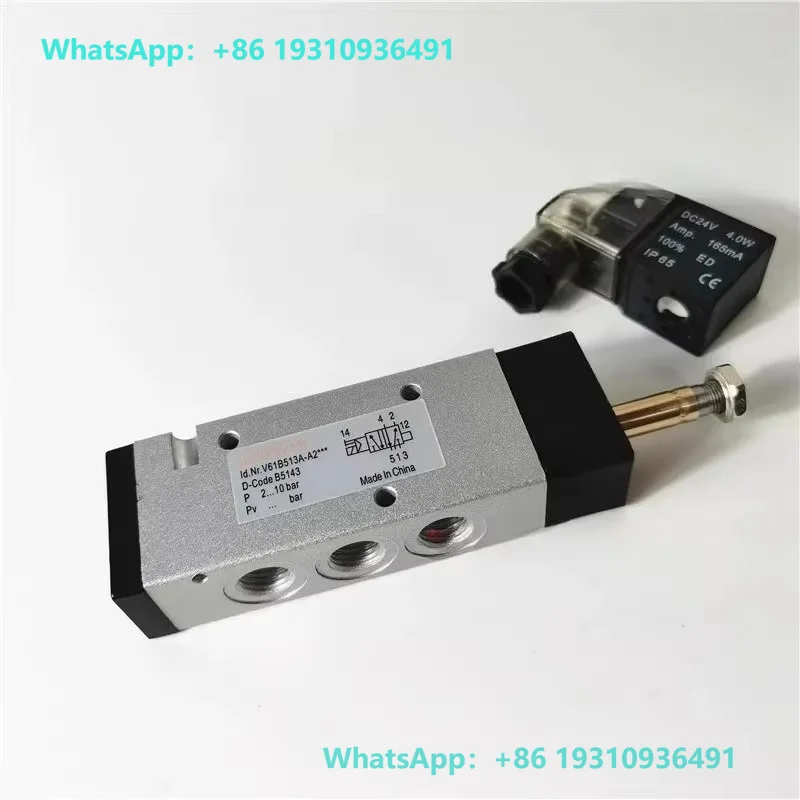 V61B513A-A2 Solenoid Valve V60A513A-A213J V60A513A-A2 Two Position Five Way Reversing for Pneumatic Control System Use