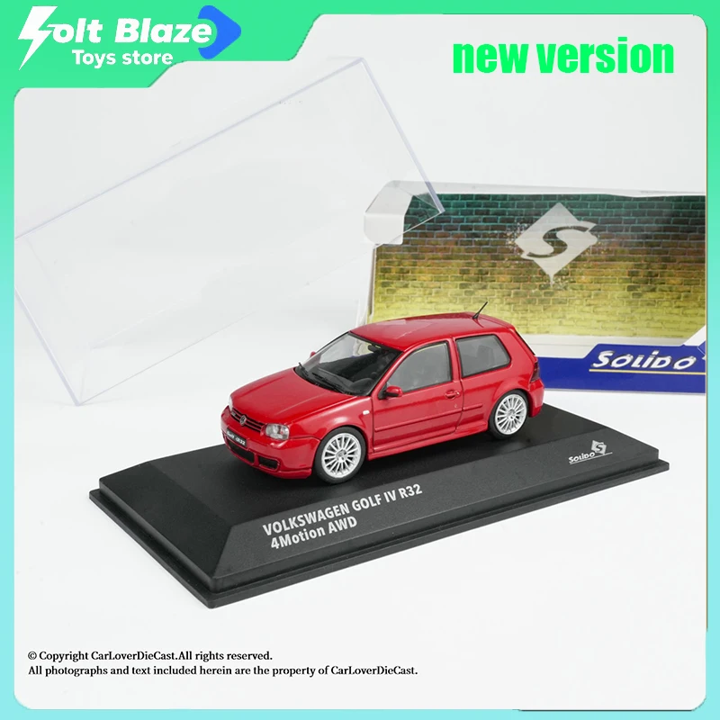 سوليدو 1/43 فولكس فاجن جولف IV R32 دييكاست نموذج سيارة محاكاة جمع سبيكة السيارات نموذج غرفة عرض نموذج ألعاب للأولاد هدية
