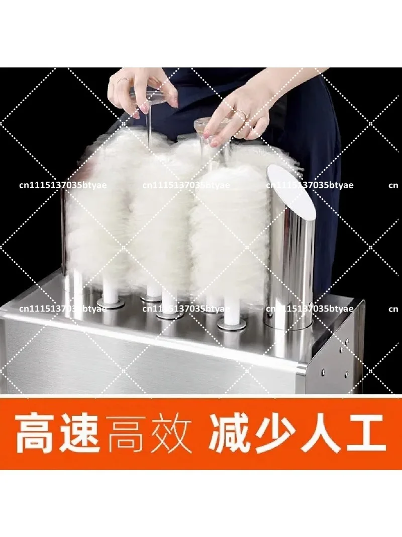 Commercial Electric Automatic Red Wine Glass Polisher Cleaner for Hotel Bar 5 Head 8 Head Cup Washer