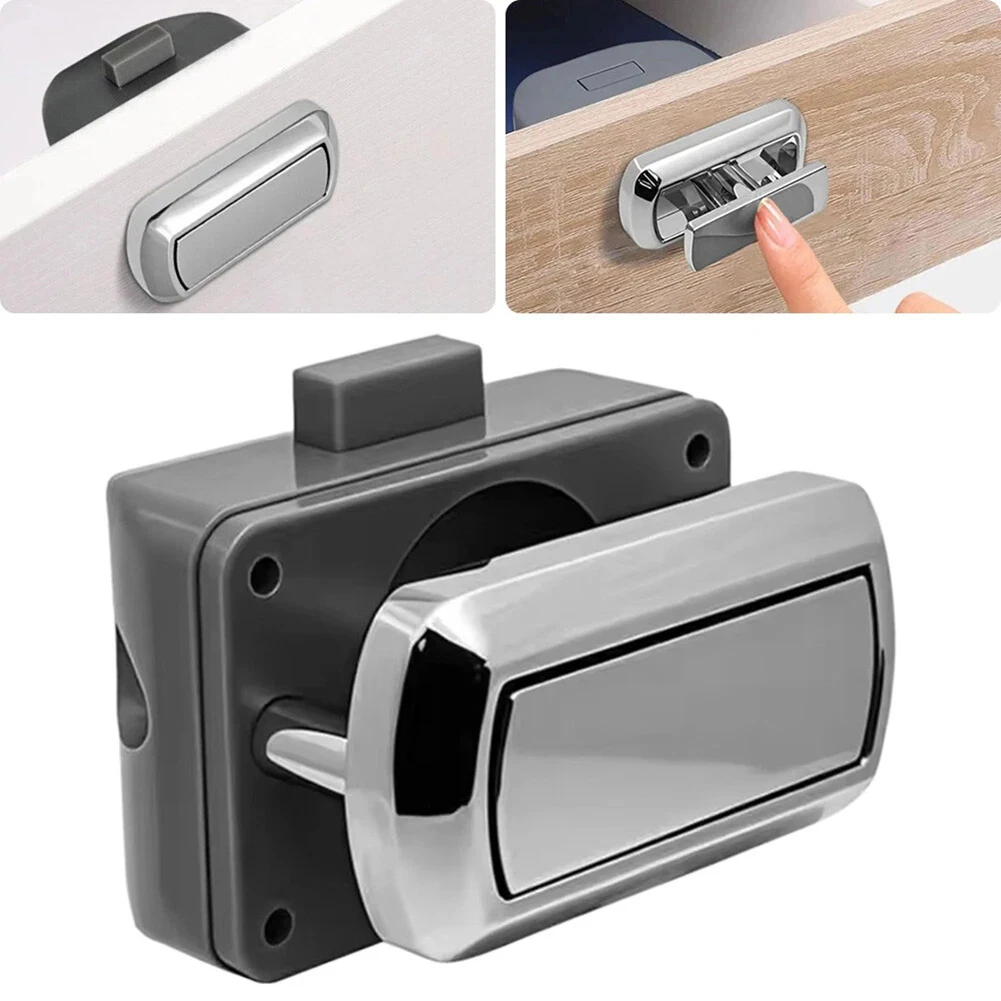 

For Swift Caravan Drawer Lock Catch Construction with Flexible Features for Enhanced Security and User Convenience
