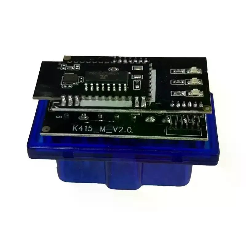 Super Mini ELM327 Bluetooth V1.5 Auto Code Reader Dual PCB Works With Android Symbian 2Layer Hardware PIC18F25K80 Chip