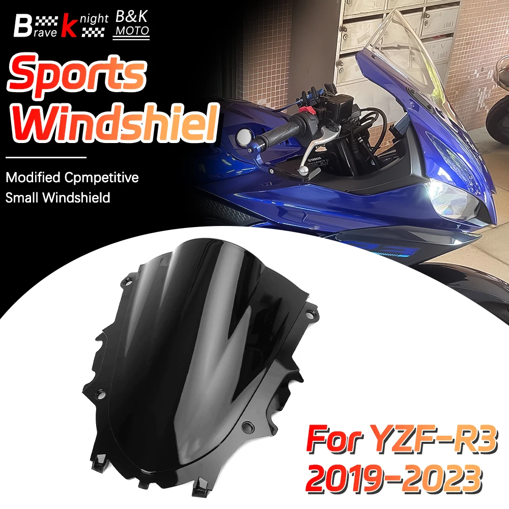 

YZF-R6 мотоциклетный гоночный спортивный передний экран, обтекатель лобового стекла для YZF R6 2019-2023 yzfr6 2023 2022 2021 2020 2019
