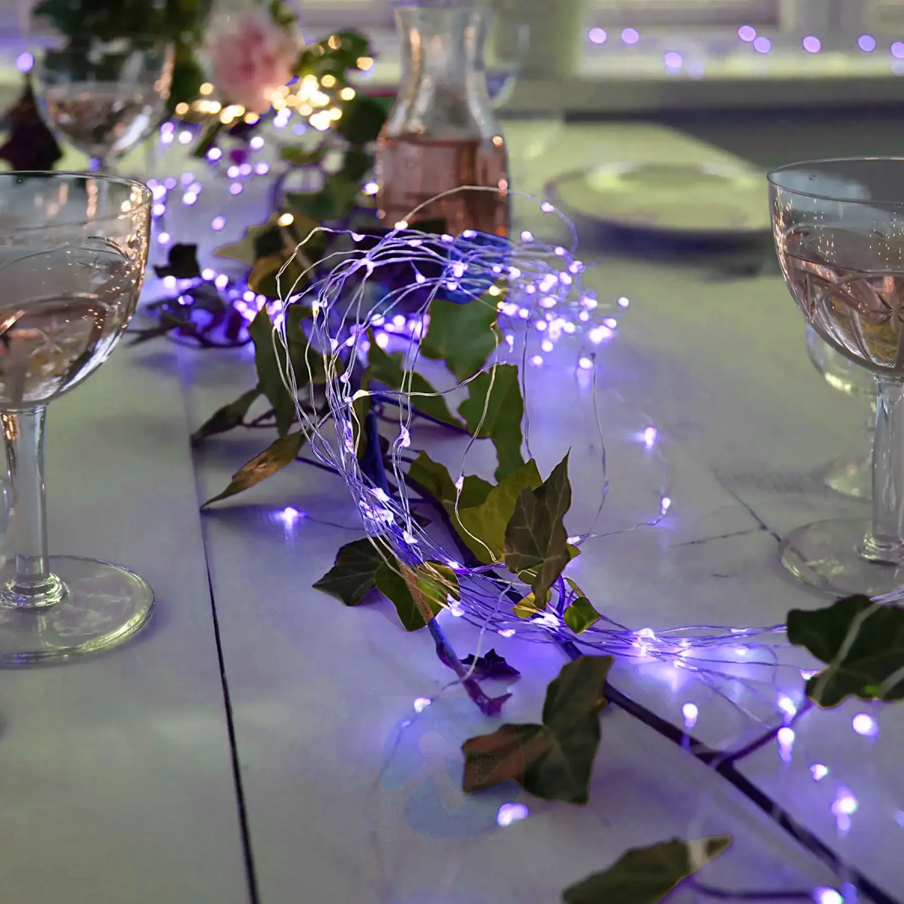 Halloween Fairy String Lights 600 LED Purple Waterfall Lights for Christmas Curtain Outdoor Tree Garlands Holiday Wedding Party