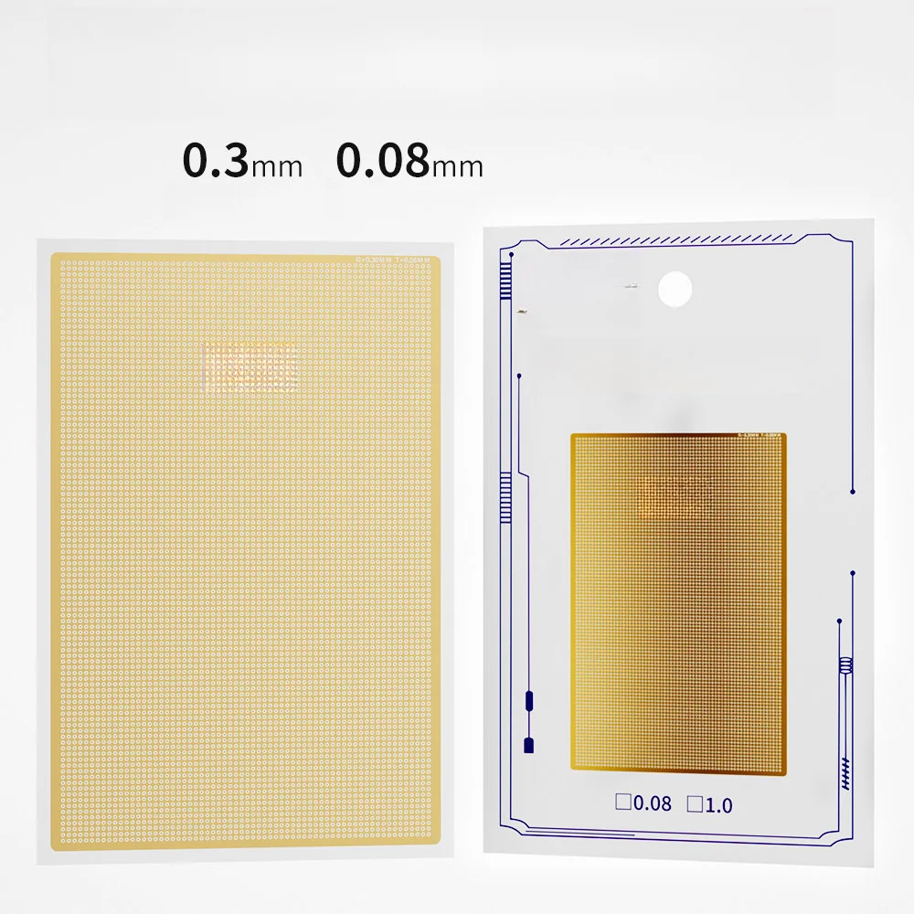 FOR C4 Explosion Resistant Gasket Shim Made of Phosphor Bronze 0.08mm 0.1mm for Consistent Heat Dissipation in For Phone Repair