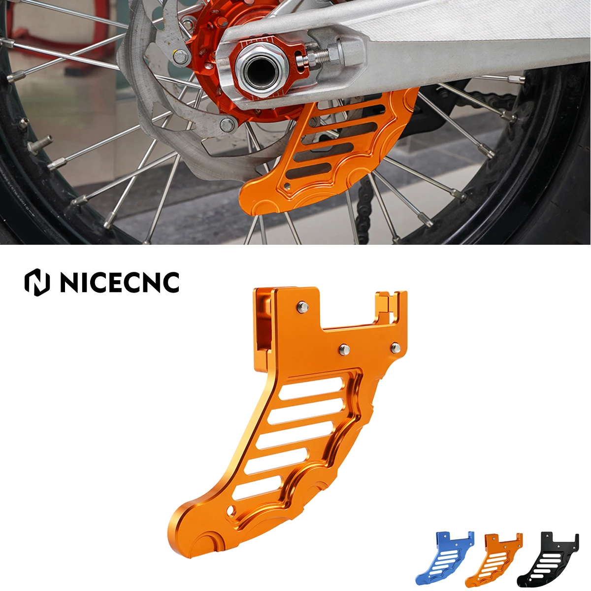 

NICECNC For KTM EXC 300 EXC 250 EXCF 350 SX 125 SXF 250 SXF 450 XC XCF XCW XCFW TPI Six Days 2004-2022 Rear Brake Disc Guard