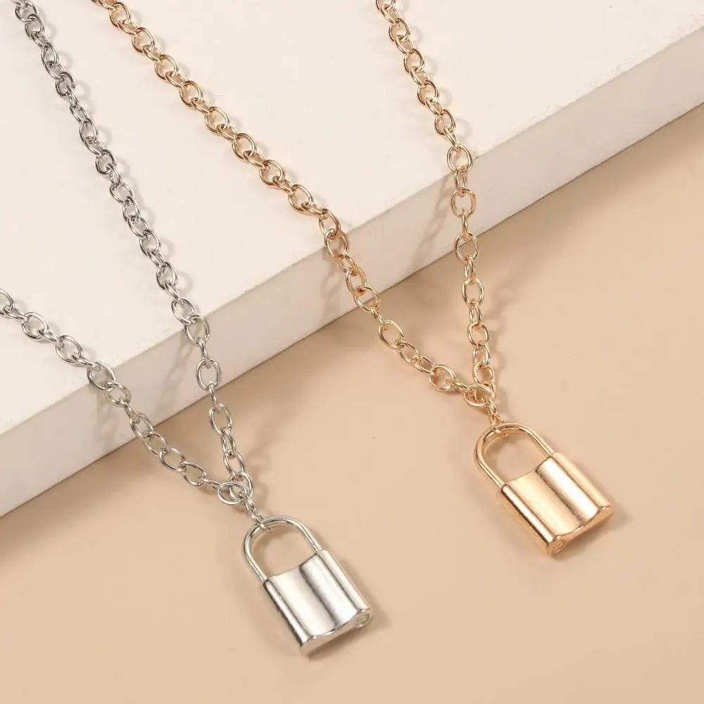 

Adjustable Simple Female Lock Pendant Punk Hip Hop Fashion Jewelry Female Waist Chain Belly Belt Body Necklace