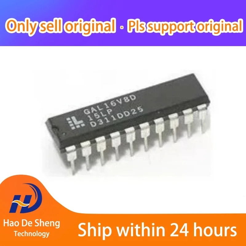 

10 шт./лот GAL16V8D-25LP GAL16V8D DIP-20 новый оригинальный в наличии