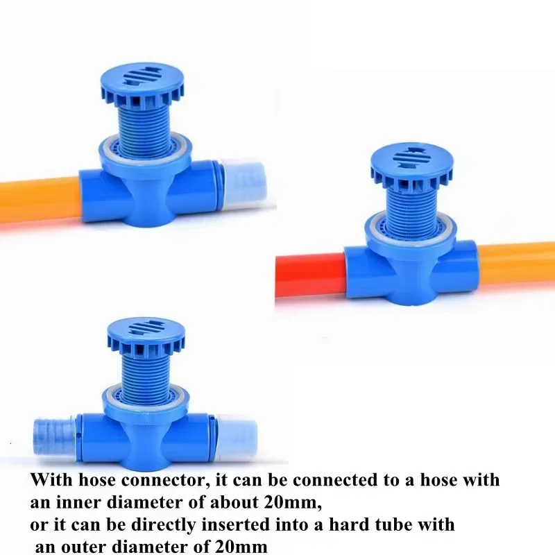 

ID 20mm Three-way Drainage Joint Hose Pagoda /PVC Pipe Connector Aquarium Fish Tank Garden Irrigation Water Pipe Fittings