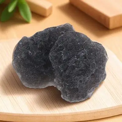 2Pcs Meteorite Stone Specimen Rough Stone Science Teaching Specimen for Student Learning Paleontology Adornment Meteorite Decor