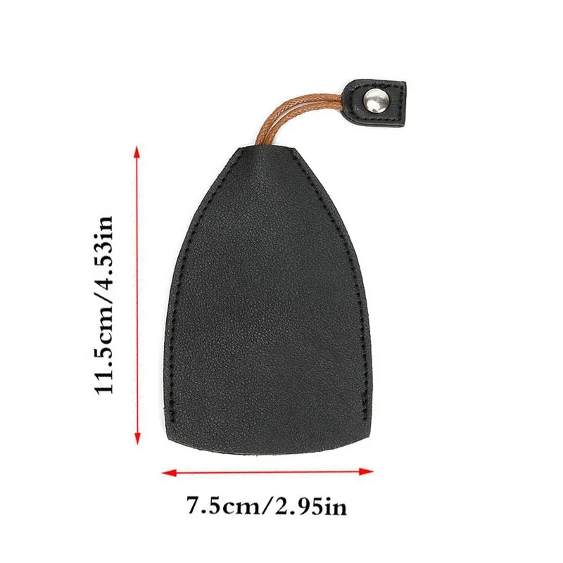 Pull Type Key Bag Case Solid Color Pu Leather Key Wallets Key Bag Organzier Car Key Holder Case Pu Leather Keychain Pouch Bags