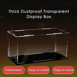 Display Box Transparent Acrylic Dustproof Showcase Storage Box Organizer For Displaying Car Model Cosmetics Jewelry Collectible