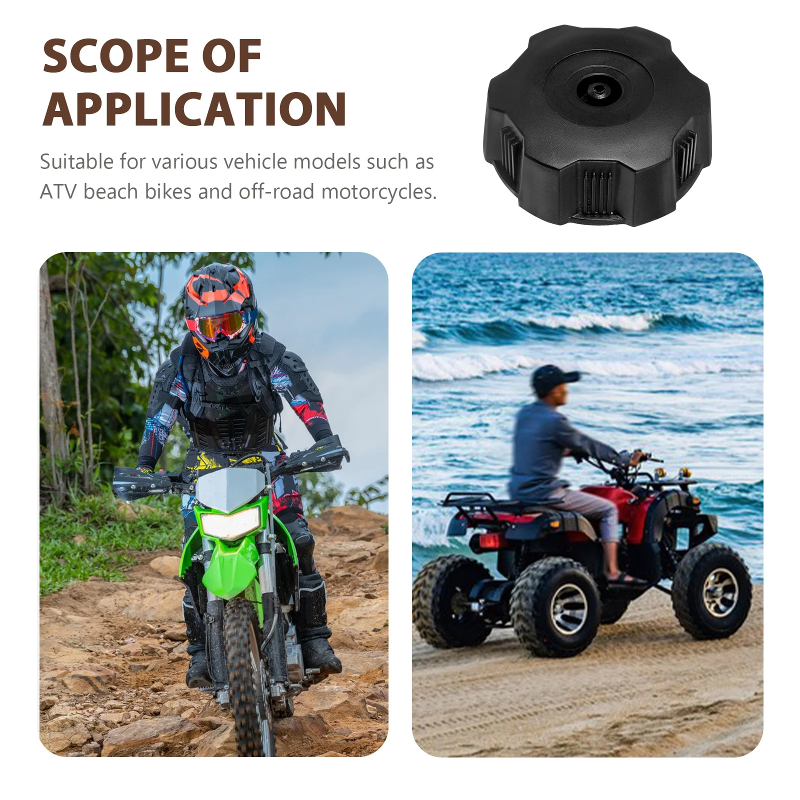 

Fuel Tank -125cc Atv Oil Tank Cap Durable Leakproof Rotatable Cover Fuel System Replacement Atv Accessories