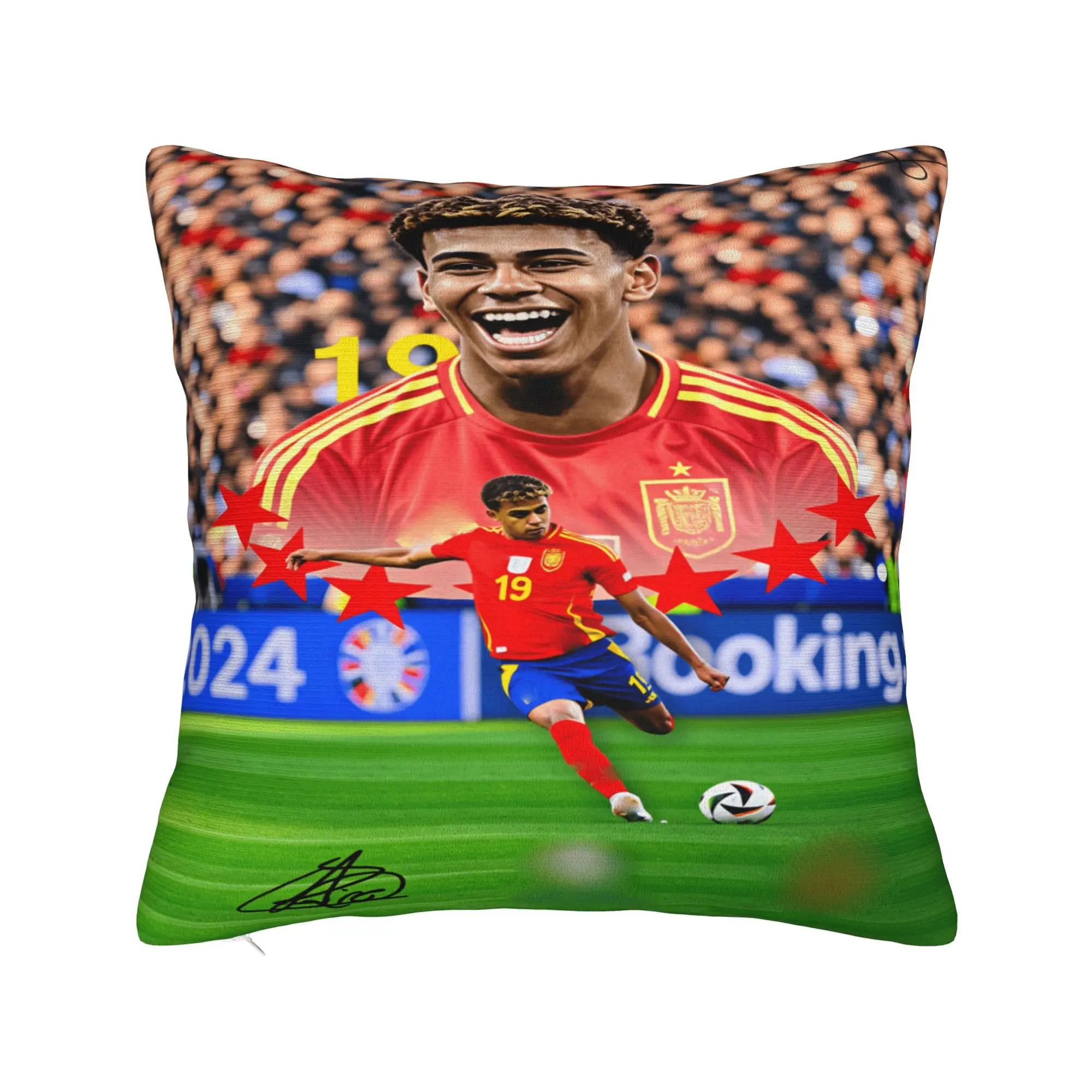 Pillow Case L-Lamine FootballStar y-Yamal Design  Pillow Cover For Wedding Party Home Decor Morden Pillowcases