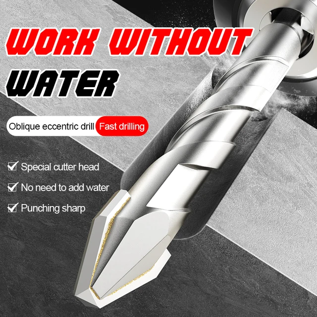 LIDAO 1/10szt Wiertło do płytek z chwytem 6,35 mm Szkło Cement Metal Marmur Wysoka twardość Wiertarka elektryczna Akcesoria Narzędzia suche
