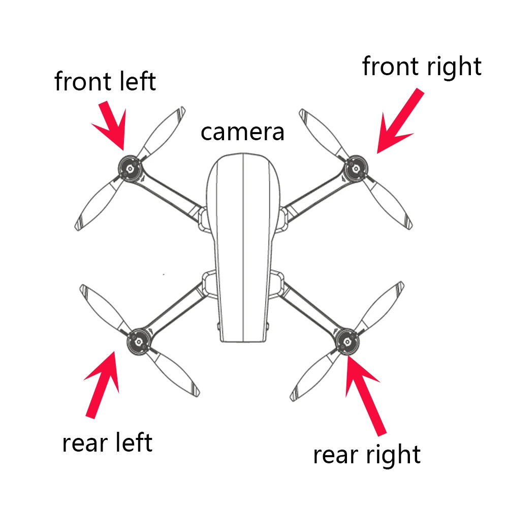 CFLY Faith2 Pro RC Drone Spare Parts Faith 2pro Propellers Shell Camera Cable Arm Leg  Arm Charger GPS Motor Lens Rotating Shaft