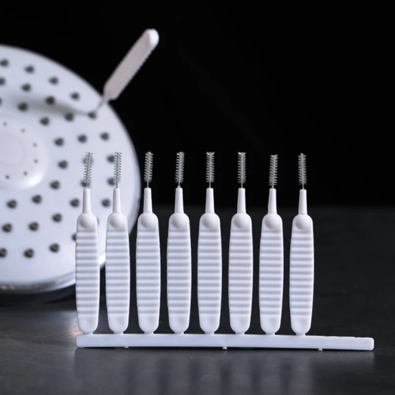 5pcs/10pcs Mini shower hole cleaning brush bathroom shower head water outlet small brush anti-clogging faucet gap brush