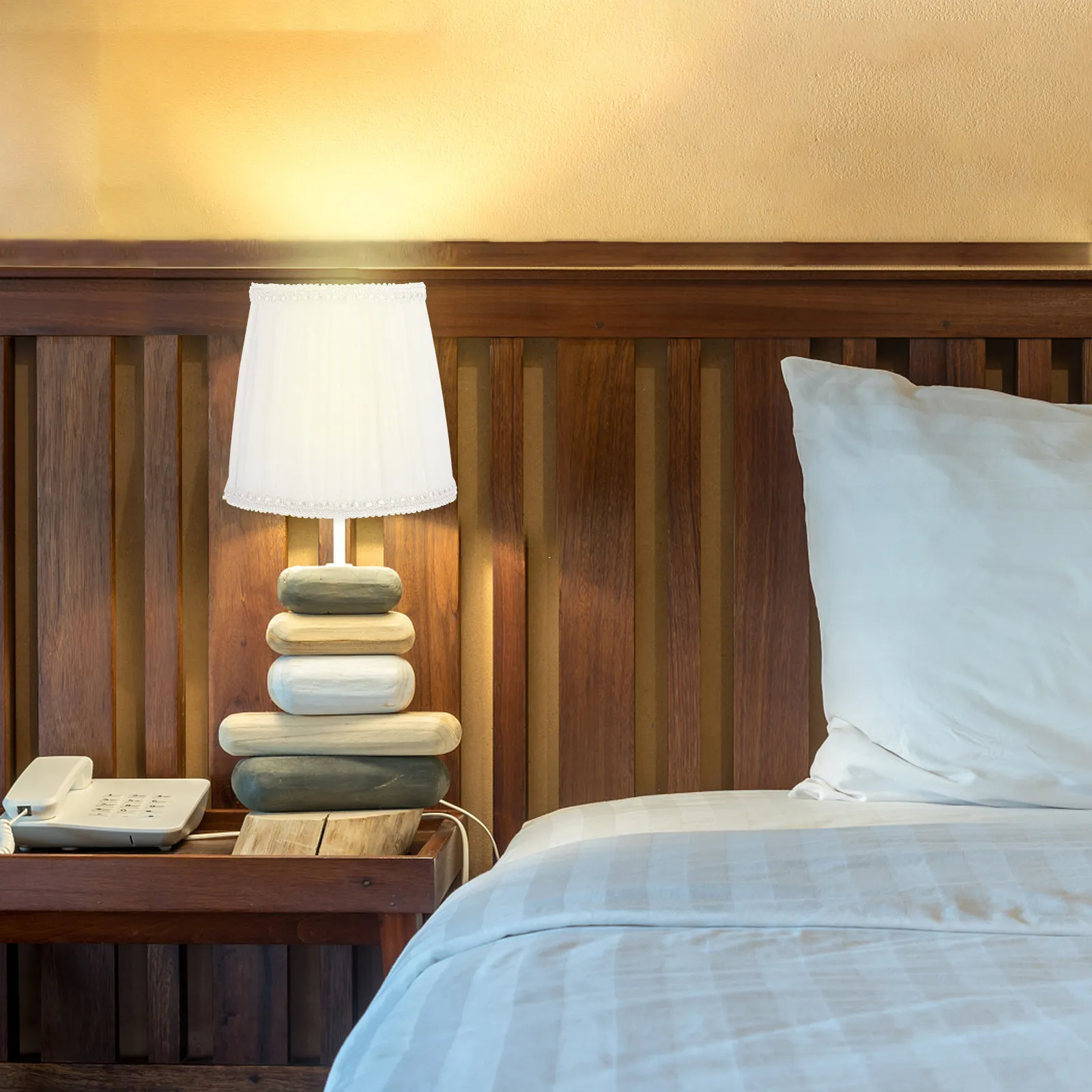 

E14 Cloth Lampshade Handmade Simple Style Exquisite Workmanship Living Room Dining Room Decoration Accessories