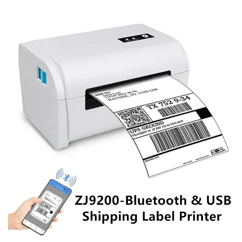 Bluetooth USB Shipping Label Printer Commercial Grade Thermal Label Printer for Shipping Packages Thermal 4x6 Label Printer