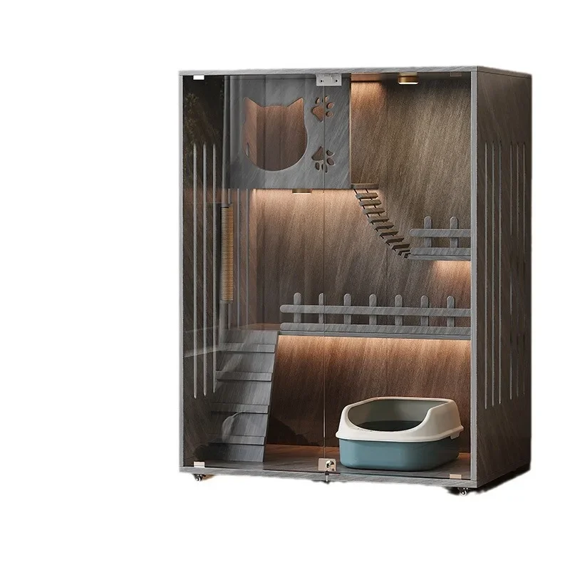 

Four Seasons Universal Climbing Frame Villa Home Indoor Large Free Cat House Space Multi-storey Luxury Cat House