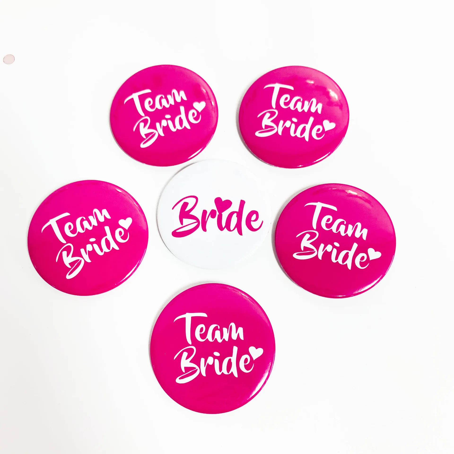 【New Arrival】Bride & Team Bride Badges  Bridal Shower Hen Night Bachelorette Party Wedding Decorations