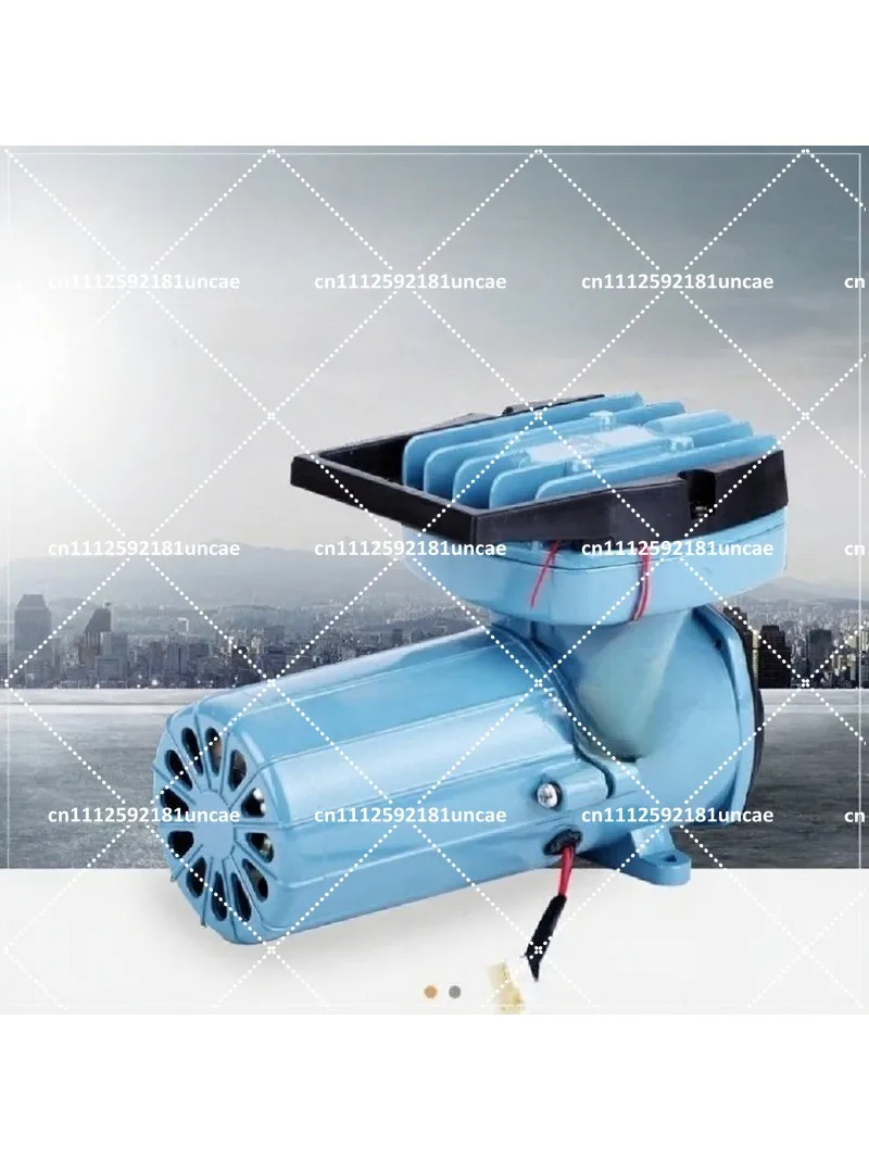 12V Mini Air Compressor 18W Ultra Quiet Dual Purpose Pump for Aquarium Bubbler Car Tire and Inflatables